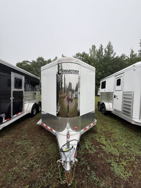 New 2026 Cimarron Trailers Norstar R.T.G. 2 Horse Slant Load BP 7'1 Tall w/Ramp Horse Trailer