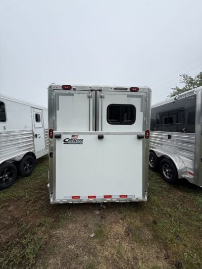 New 2026 Cimarron Trailers Norstar R.T.G. 2 Horse Slant Load BP 7'1 Tall w/Ramp Horse Trailer