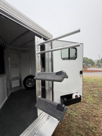 New 2026 Cimarron Trailers Norstar R.T.G. 2 Horse Slant Load BP 7'1 Tall w/Ramp Horse Trailer