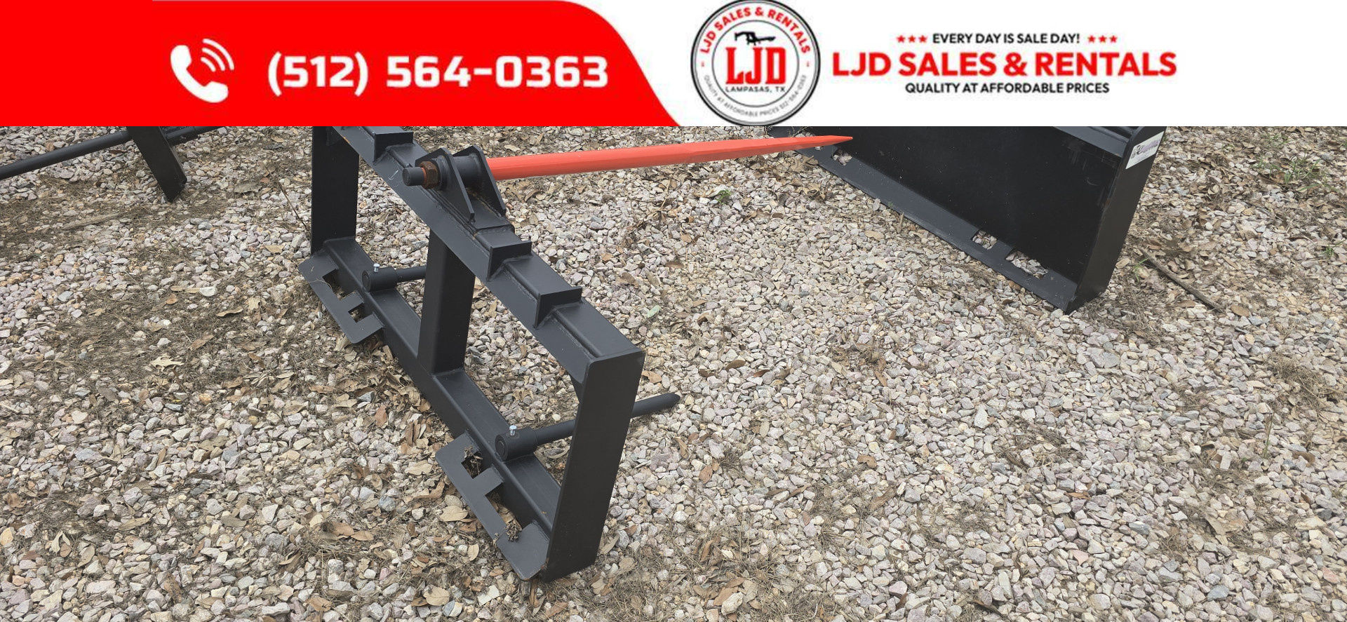 New Hay Spear - Skid Steer Attachment