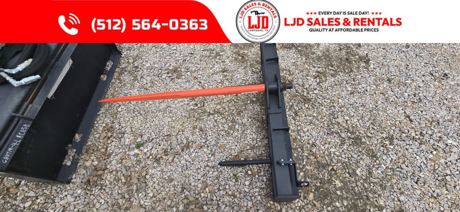 New Hay Spear - Skid Steer Attachment