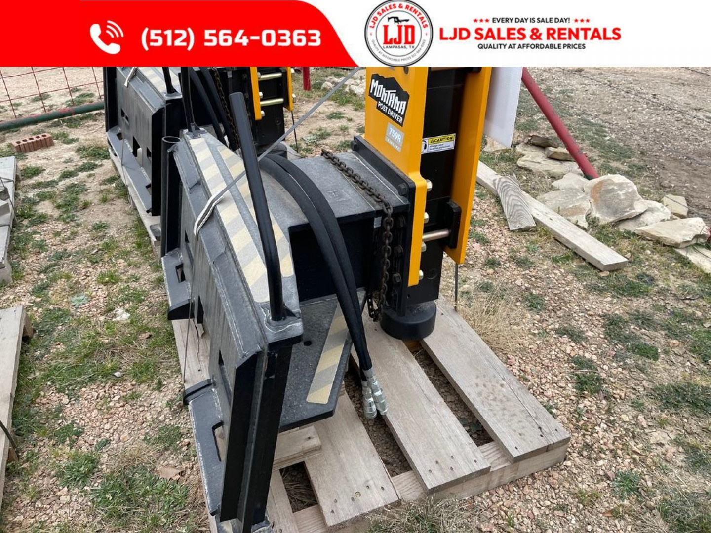 New 2025 Montana - 750 Post Driver - Skid Steer Attachment