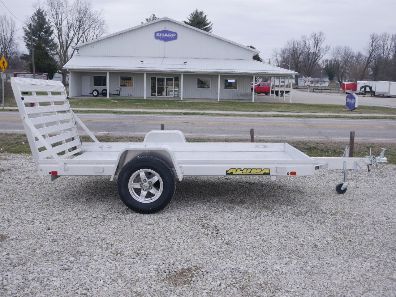 New 2026 Aluma 7210H-TG Utility Trailer