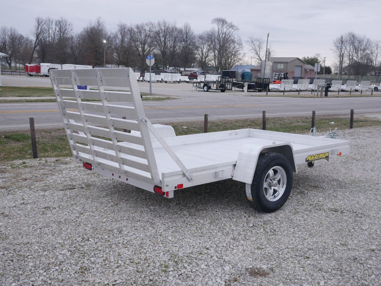 New 2026 Aluma 7210H-TG Utility Trailer