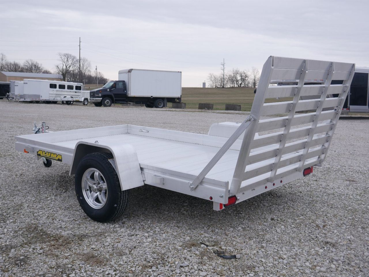 New 2026 Aluma 7210H-TG Utility Trailer