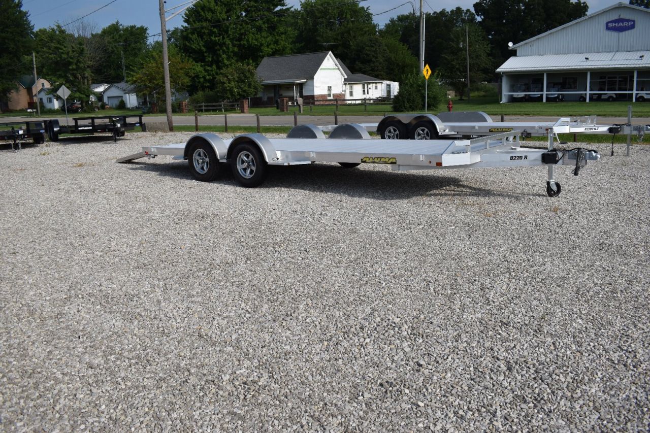 New 2025 Aluma 8220TA Utility Trailer