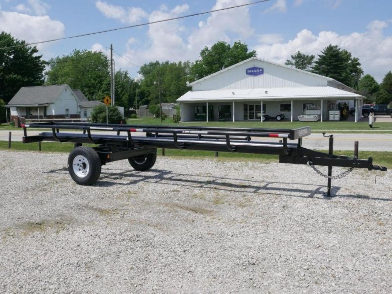 New 2023 T&B Welding & Trailers 21' BUMPER 4 BALE Hay Trailer