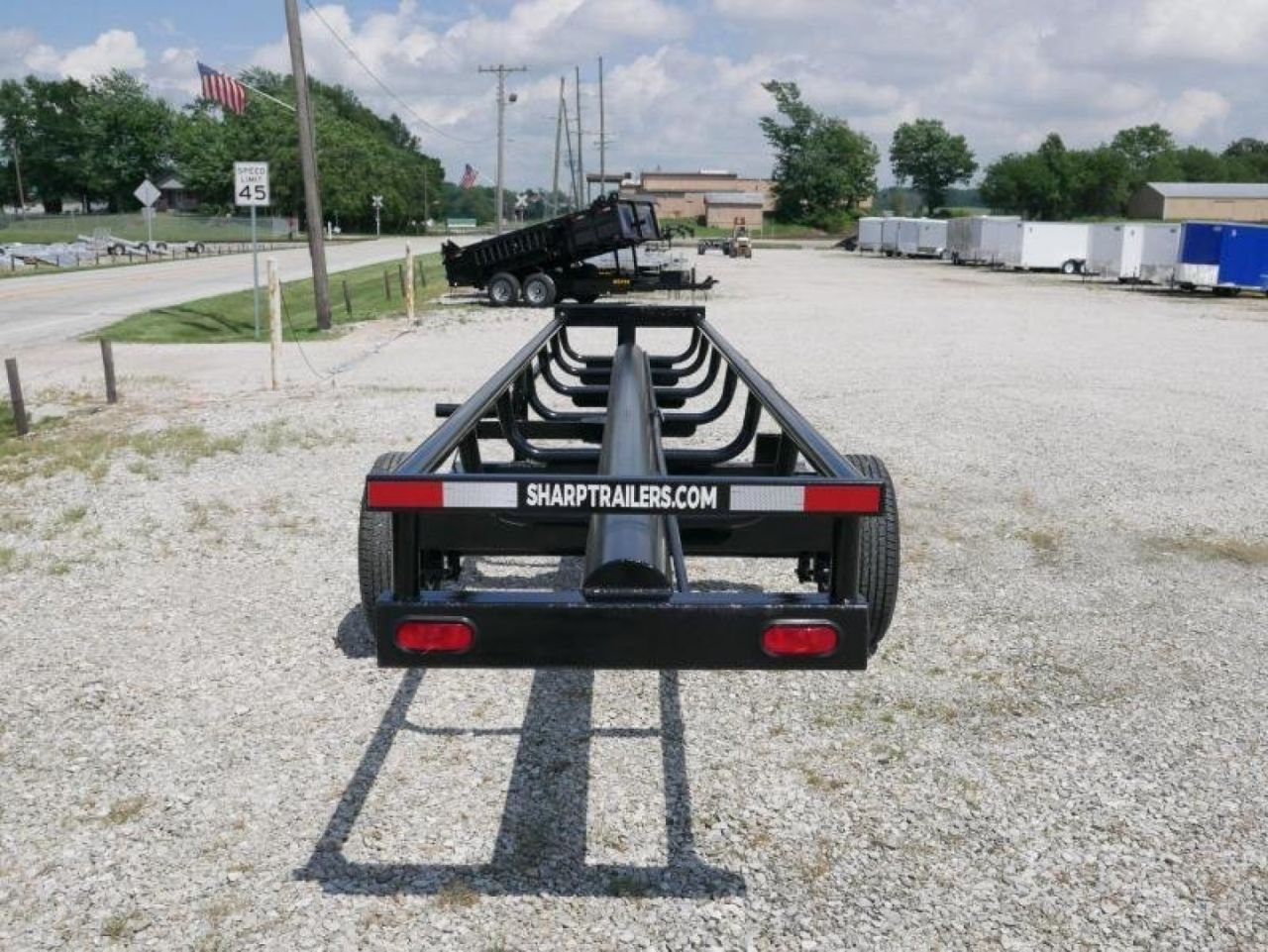 New 2023 T&B Welding & Trailers 21' BUMPER 4 BALE Hay Trailer