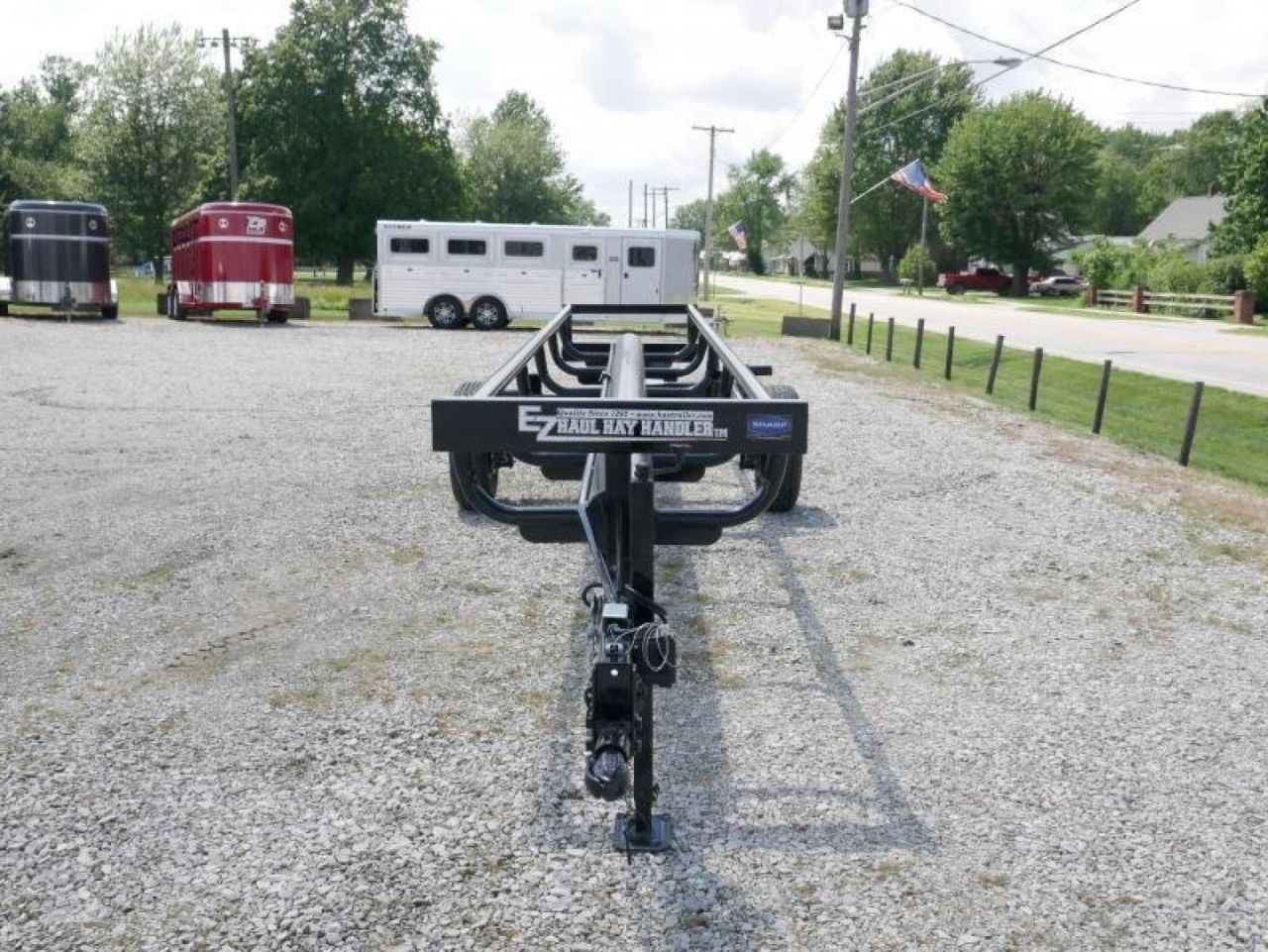 New 2023 T&B Welding & Trailers 21' BUMPER 4 BALE Hay Trailer