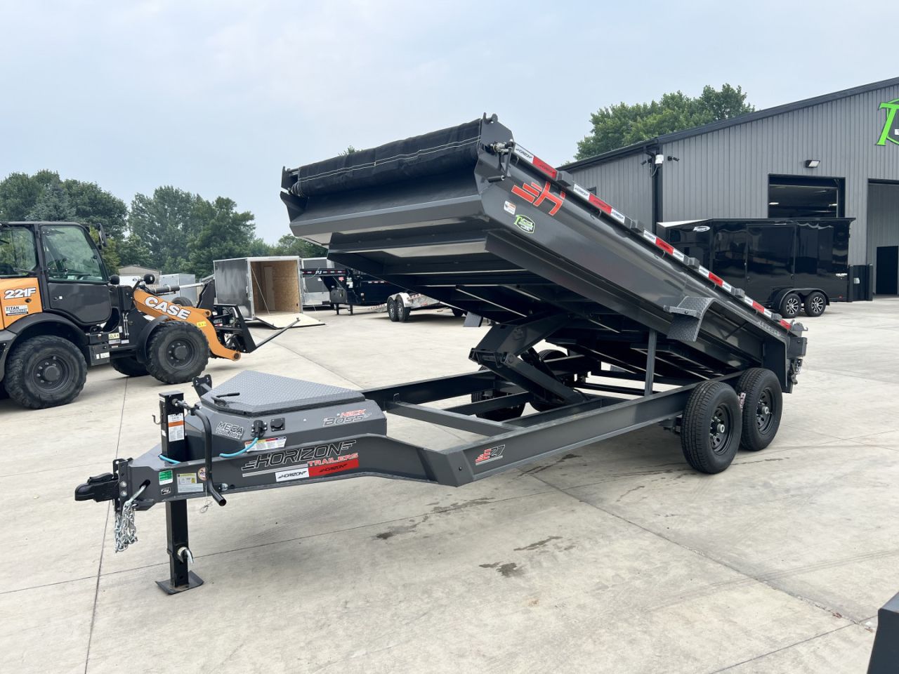 New 2027 Horizon Trailers EZ7 16ft Dump Trailer