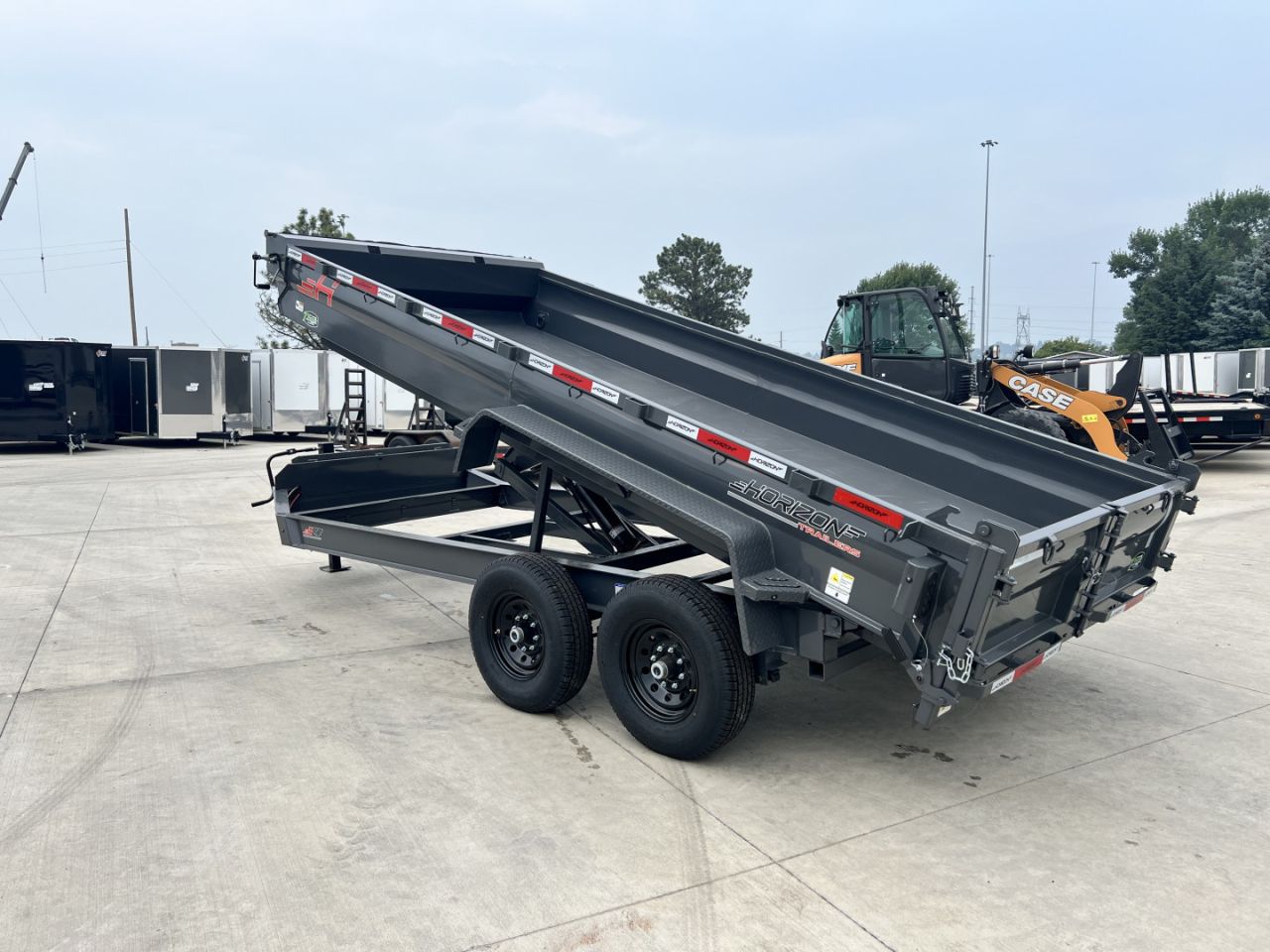New 2027 Horizon Trailers EZ7 16ft Dump Trailer