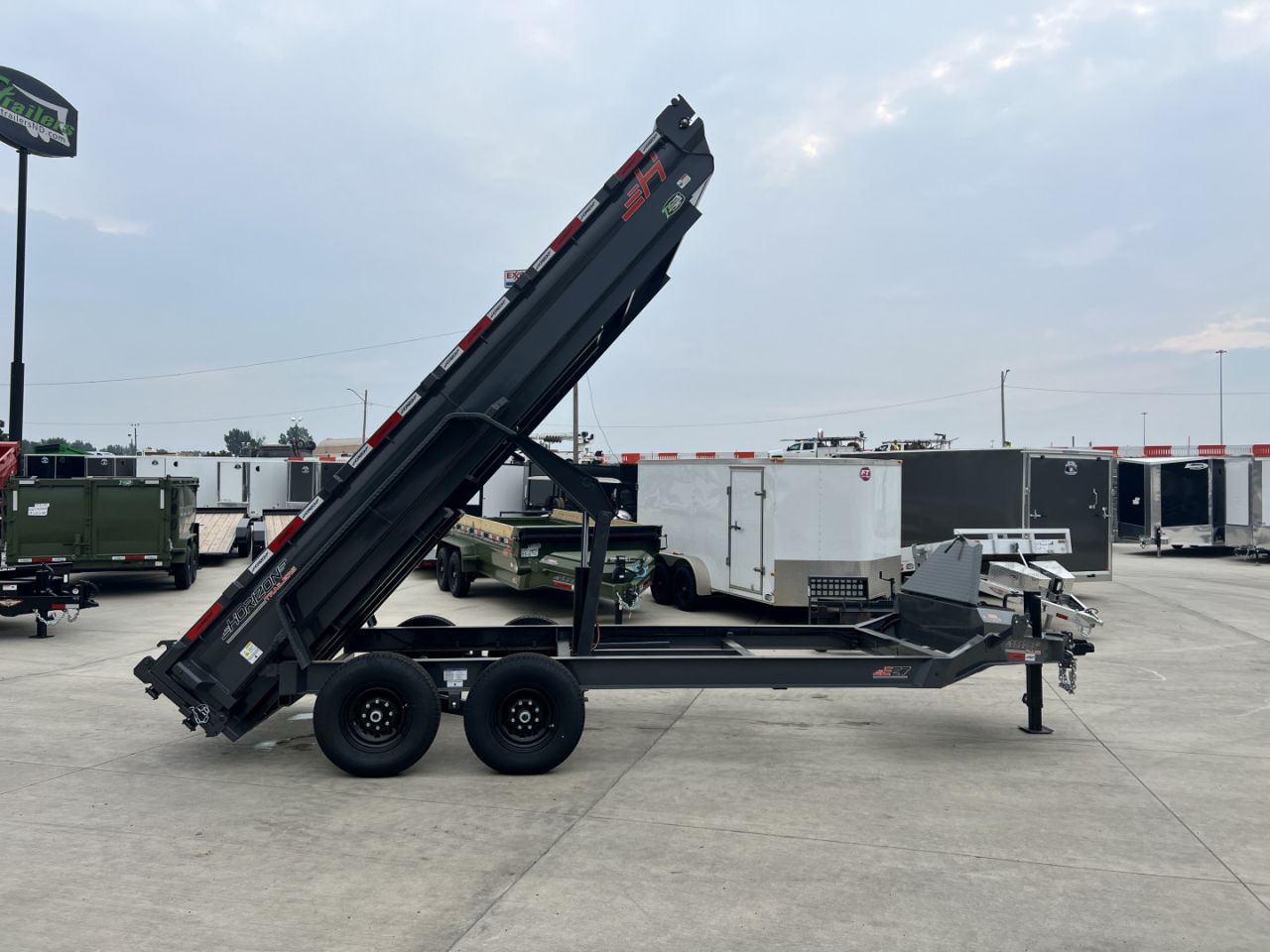 New 2027 Horizon Trailers EZ7 16ft Dump Trailer
