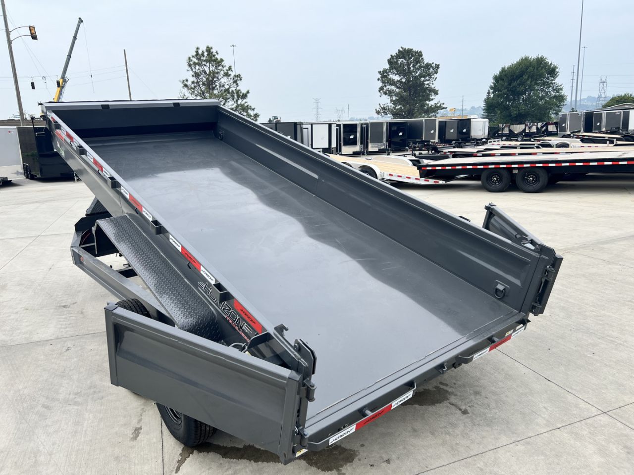 New 2027 Horizon Trailers EZ7 16ft Dump Trailer