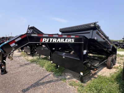 New 2024 PJ Trailers 83x16ft Gooseneck Dump Trailer