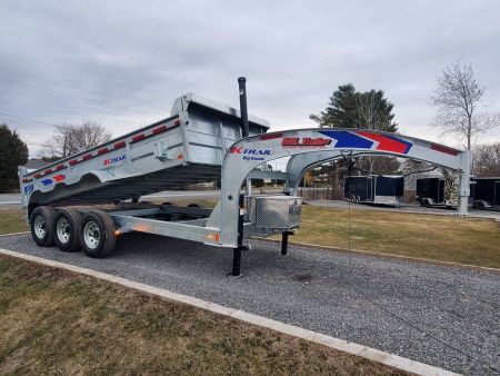 New 2025 K-Trail 7'x16' 12 Ton Dump Dump Trailer
