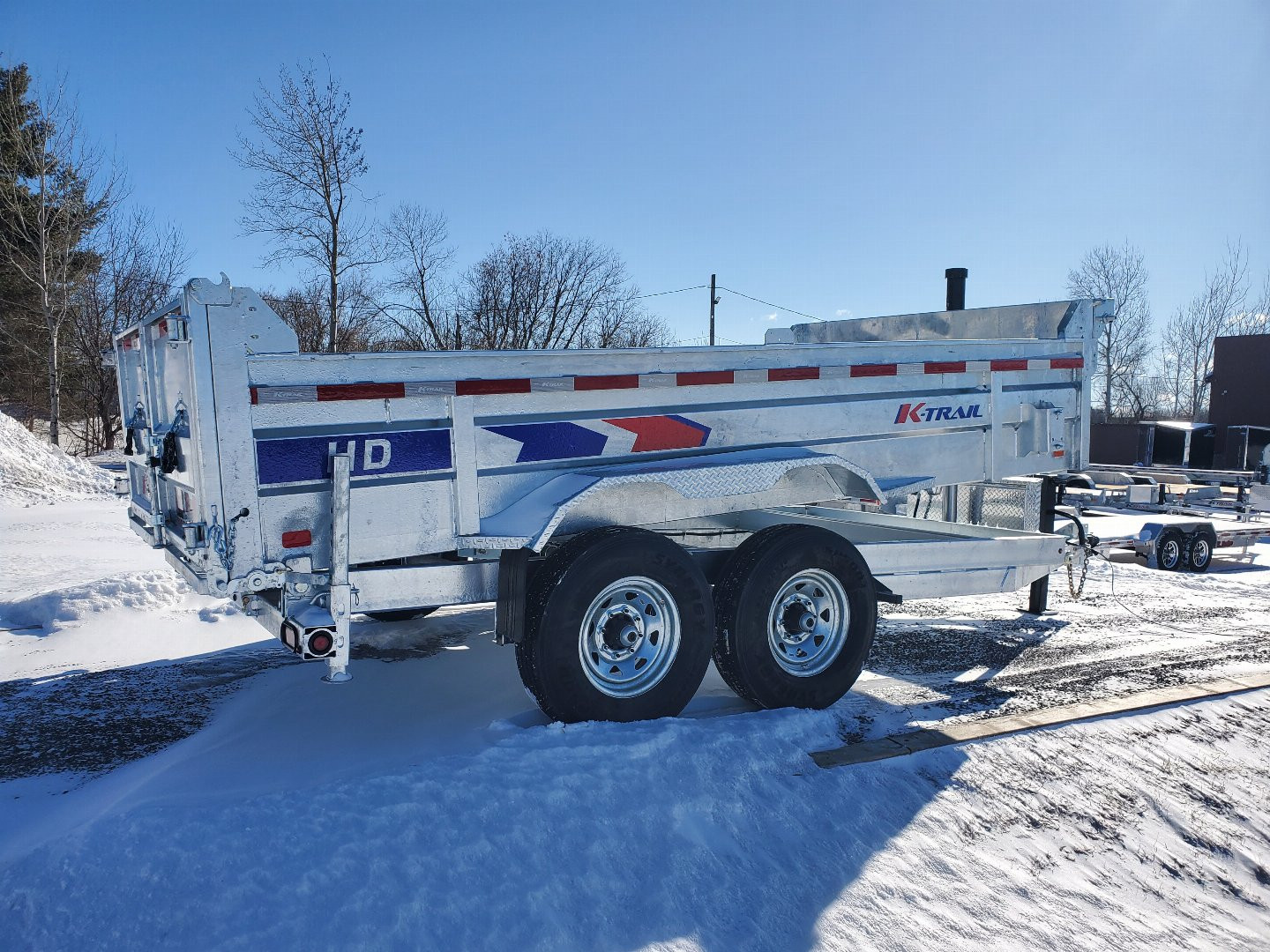 New 2025 K-TRAIL 7 x 14 HD Expert Series 7 Ton Dump Trailer