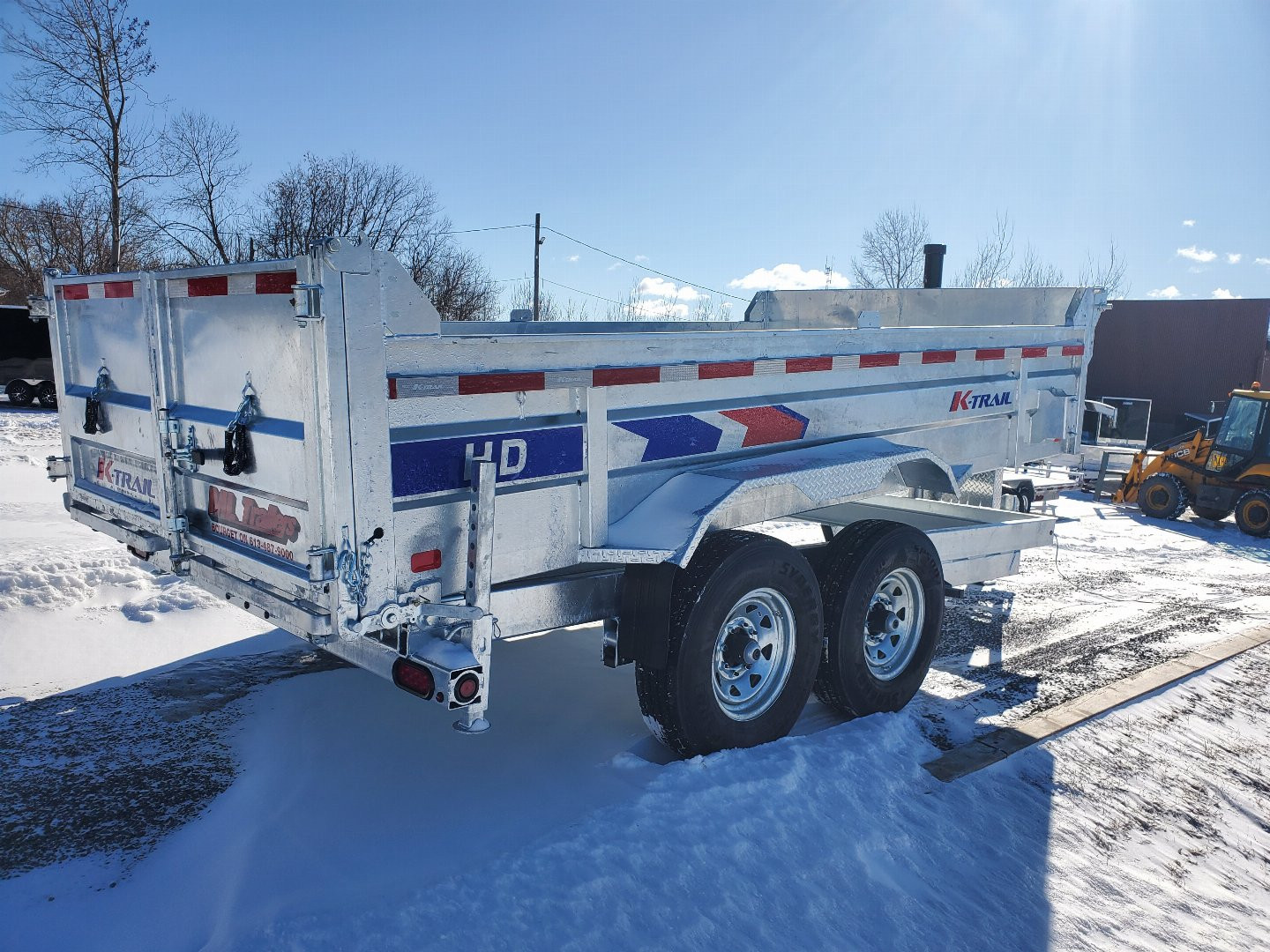 New 2025 K-TRAIL 7 x 14 HD Expert Series 7 Ton Dump Trailer
