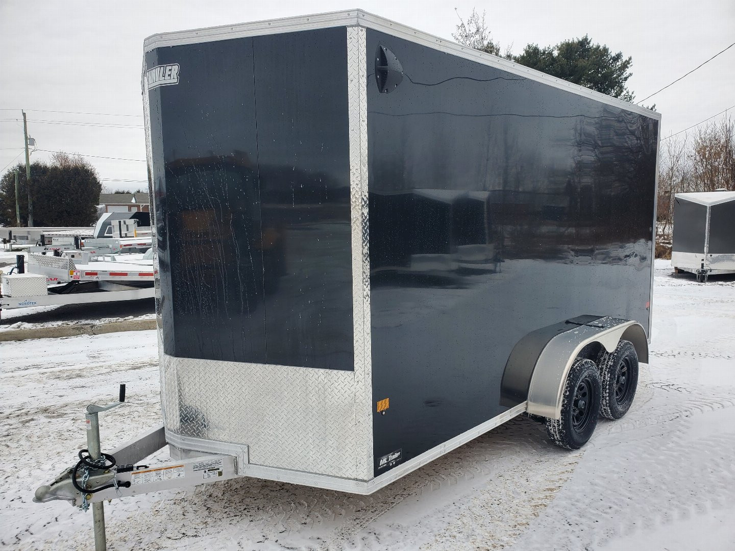 New 2025 EZ Hauler 7'x16' TA-3500 All Aluminum Cargo Trailer