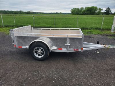 New 2026 Enbeck All Aluminum 5'x8' SA-3500 Utility Trailer