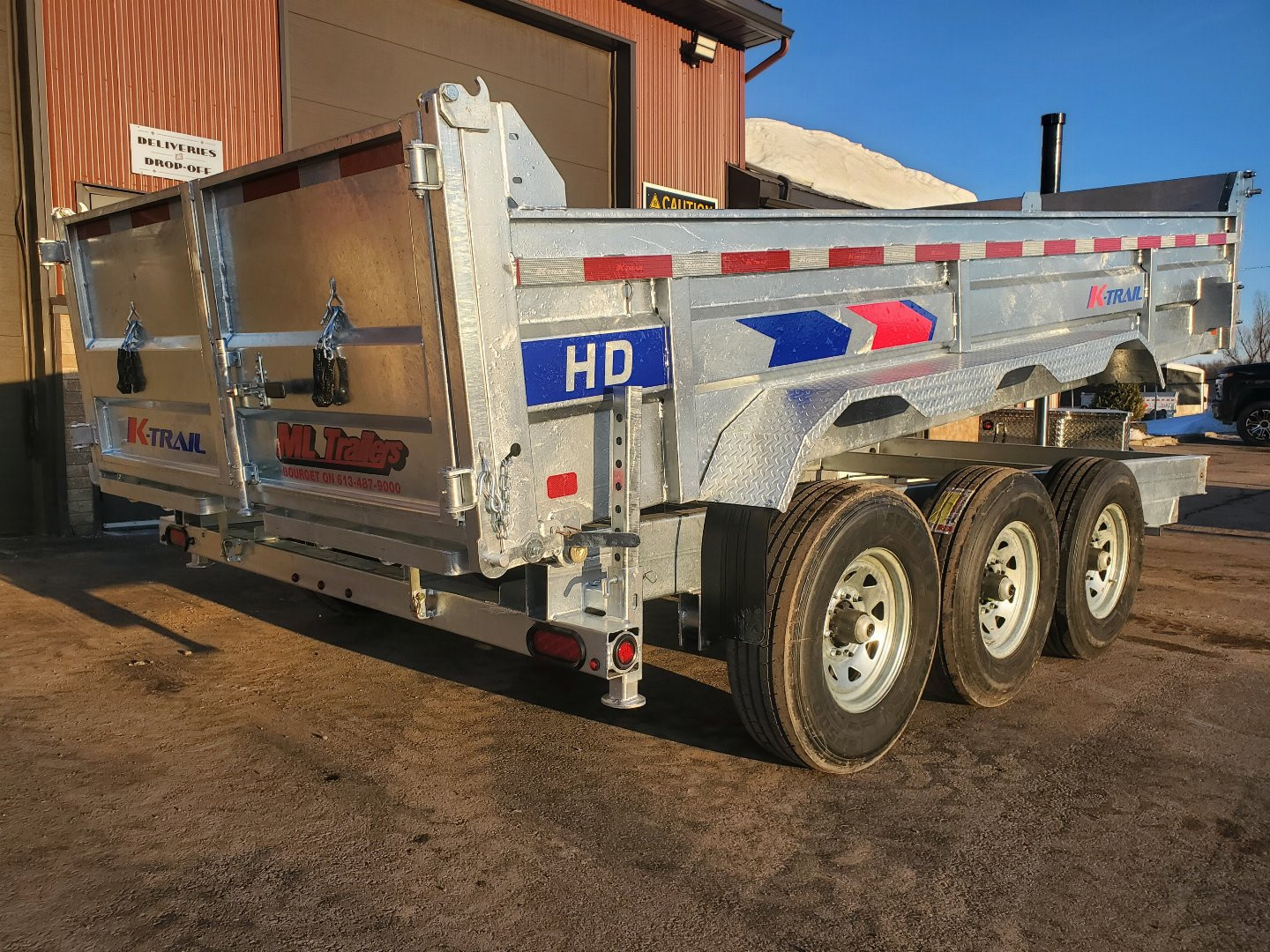 New 2026 K-Trail 7 x 16 HD Expert Series 10.5 Ton Dump Trailer
