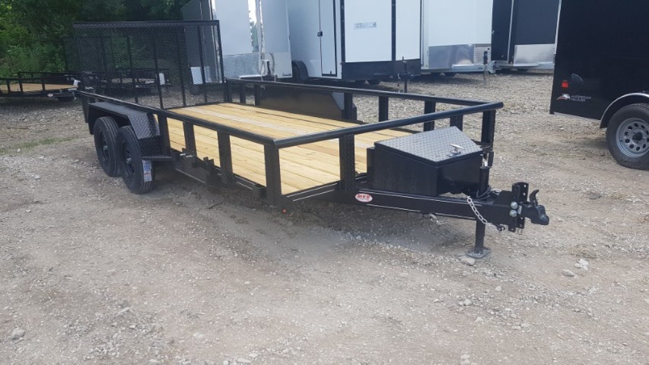 New 2027 MEB 83' x 16' Pipetop With Ramp Utility trailer 7K