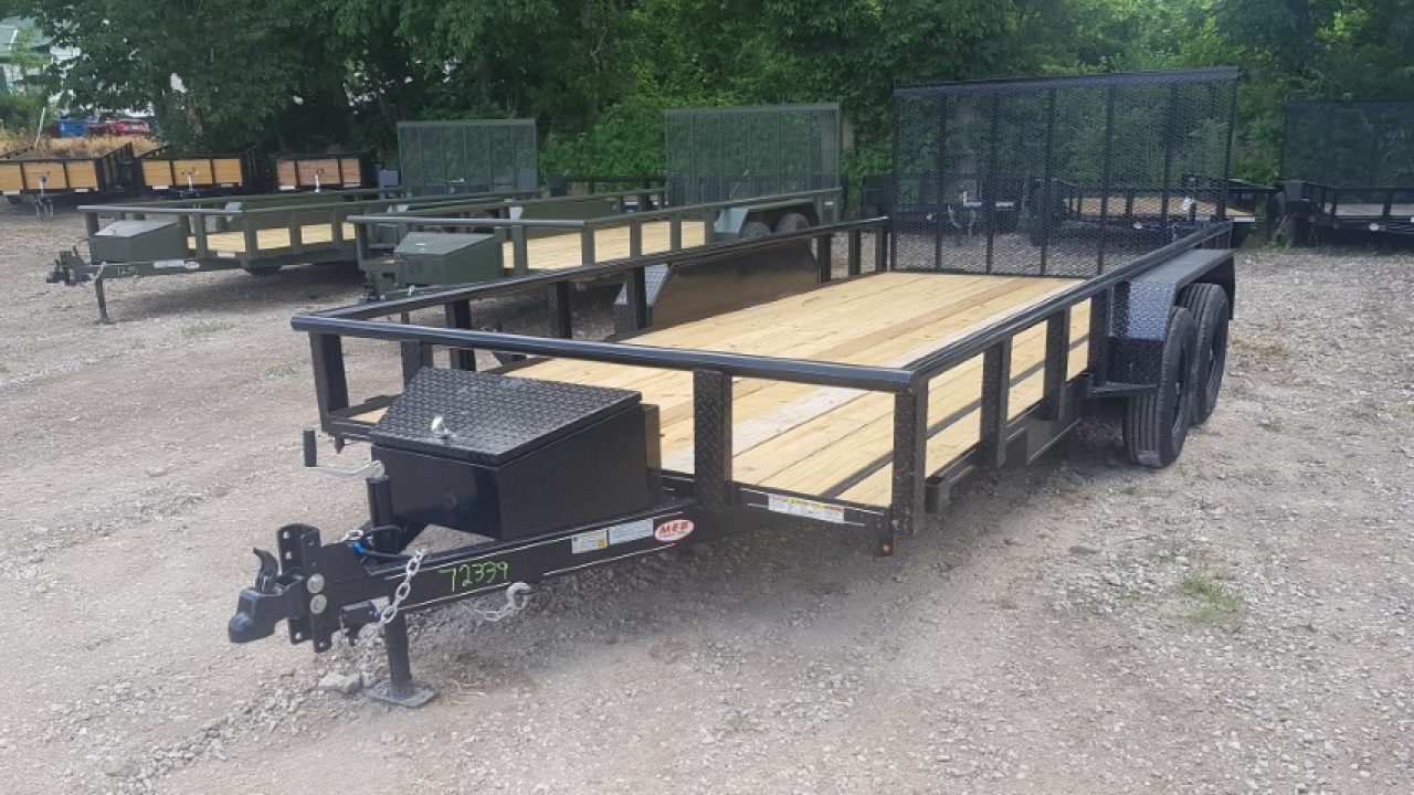 New 2027 MEB 83' x 16' Pipetop With Ramp Utility trailer 7K