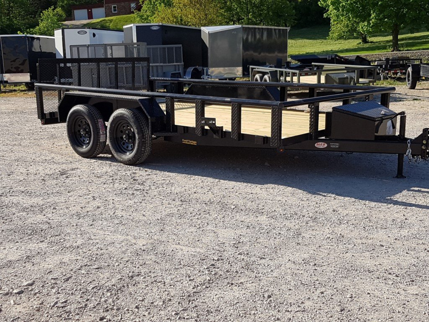 New 2027 MEB 83' x 16' Pipetop With Ramp Utility trailer 7K