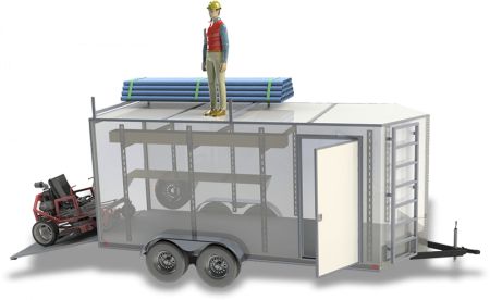 New 2026 Cell-Tech Trailers 7x14 10K Strongest Trailer Ever Built Cargo