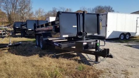New 2026 Sure-Trac 82x14 Telescopic Dump Trailer 14K