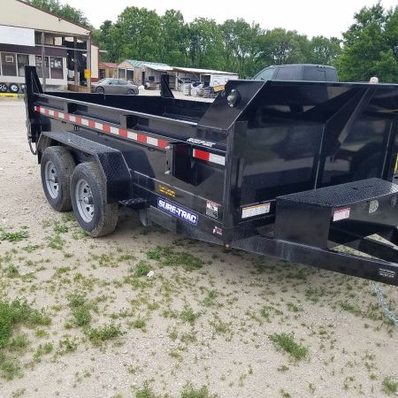 New 2026 Sure-Trac 6x12 Low Pro dump 10K Dump Trailer