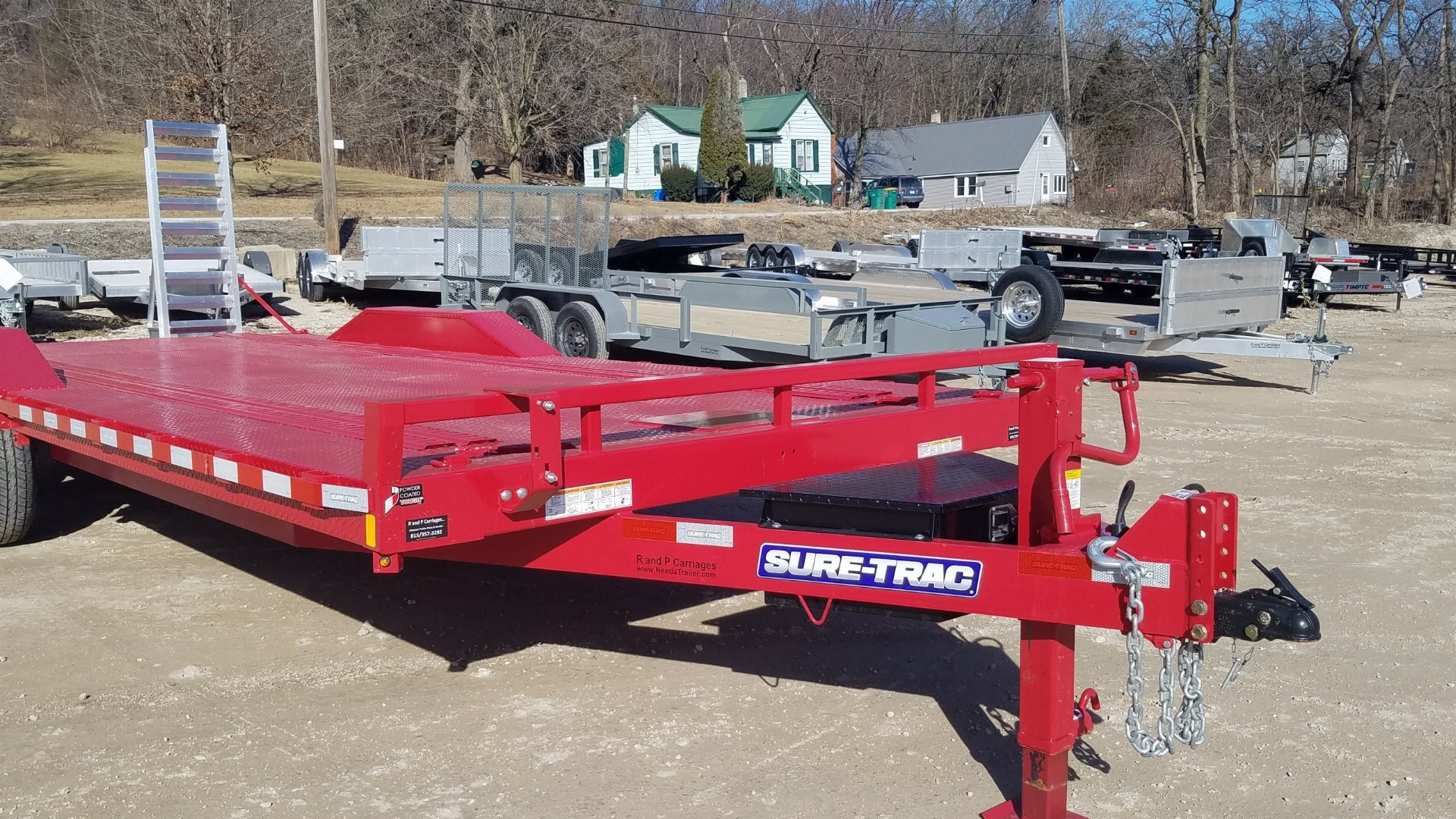 New 2024 Sure-Trac 8.5 x 22 (20+2) Full-Width Equipment Trailer Equipment Trailer
