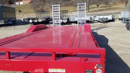 New 2024 Sure-Trac 8.5 x 22 (20+2) Full-Width Equipment Trailer Equipment Trailer