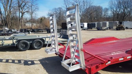 New 2024 Sure-Trac 8.5 x 22 (20+2) Full-Width Equipment Trailer Equipment Trailer