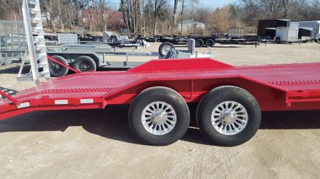 New 2024 Sure-Trac 8.5 x 22 (20+2) Full-Width Equipment Trailer Equipment Trailer