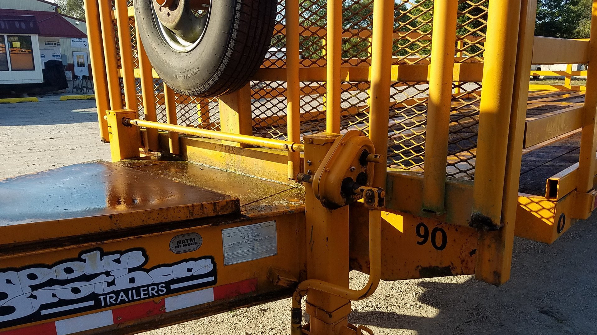 Used 2017 Brooks Brothers Flatbed Deckover Trailer 20K