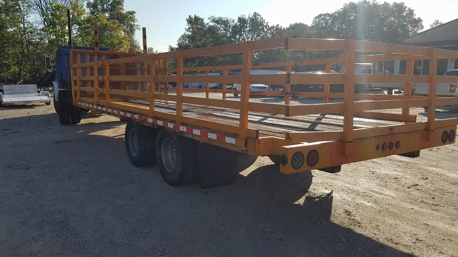 Used 2017 Brooks Brothers Flatbed Deckover Trailer 20K