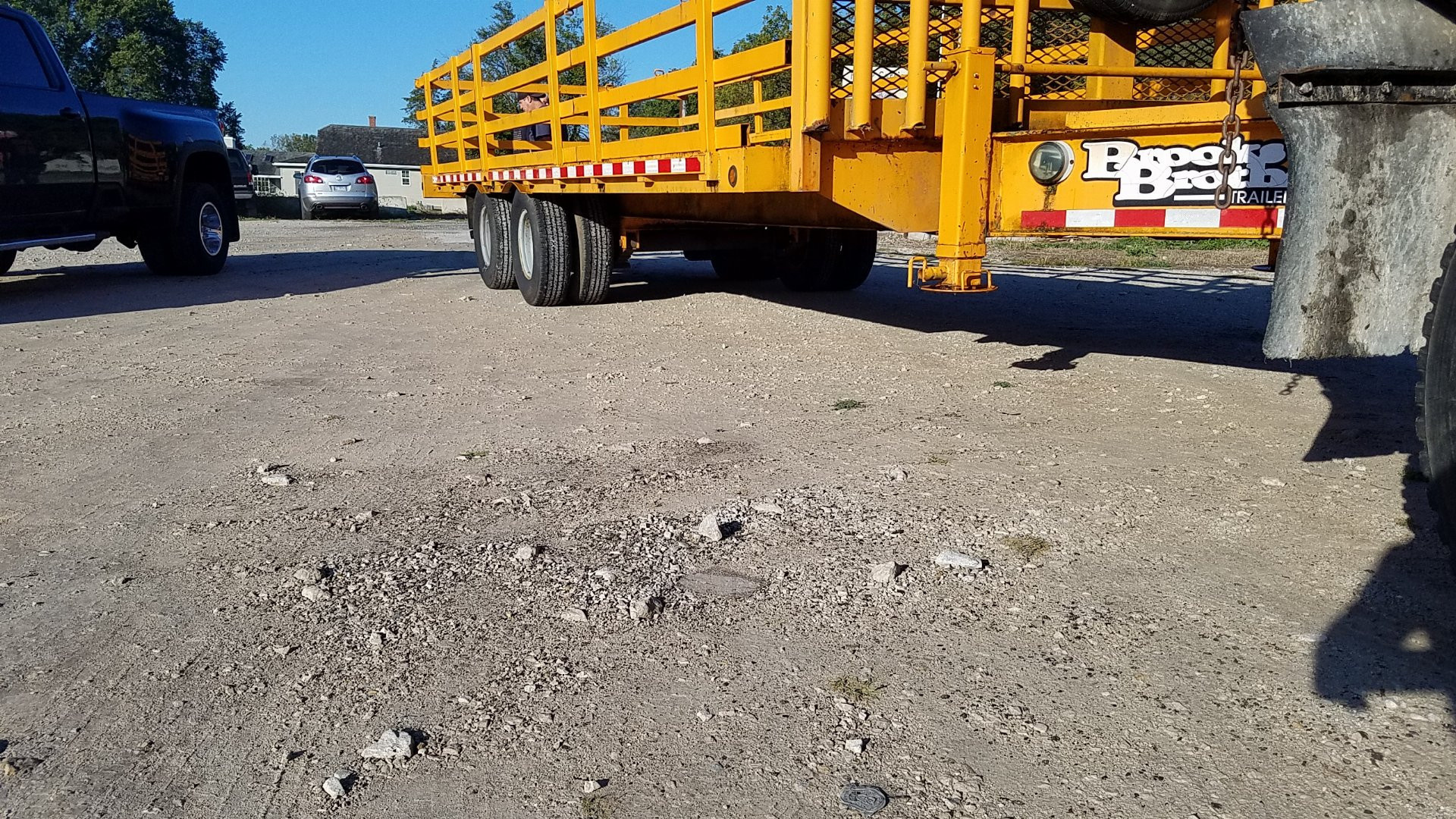 Used 2017 Brooks Brothers Flatbed Deckover Trailer 20K