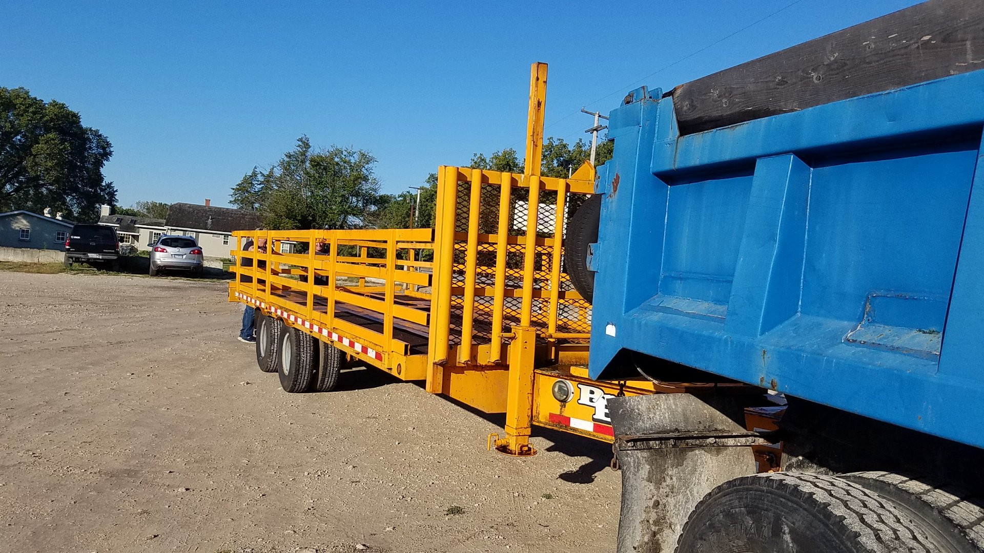 Used 2017 Brooks Brothers Flatbed Deckover Trailer 20K