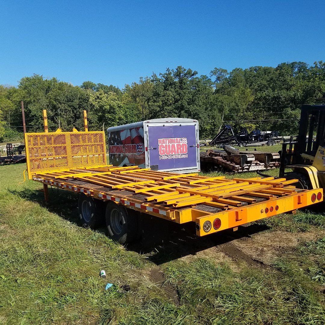 Used 2017 Brooks Brothers Flatbed Deckover Trailer 20K