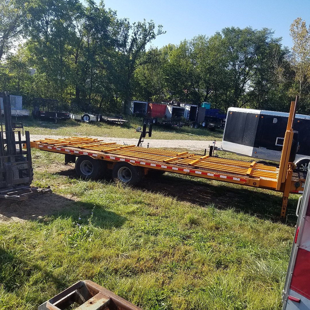 Used 2017 Brooks Brothers Flatbed Deckover Trailer 20K