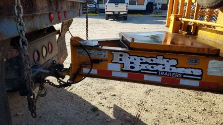 Used 2017 Brooks Brothers Flatbed Deckover Trailer 20K