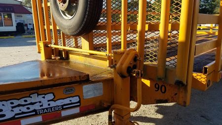 Used 2017 Brooks Brothers Flatbed Deckover Trailer 20K