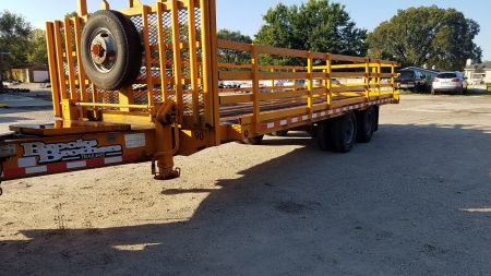 Used 2017 Brooks Brothers Flatbed Deckover Trailer 20K