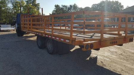 Used 2017 Brooks Brothers Flatbed Deckover Trailer 20K