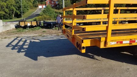 Used 2017 Brooks Brothers Flatbed Deckover Trailer 20K