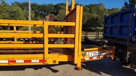 Used 2017 Brooks Brothers Flatbed Deckover Trailer 20K