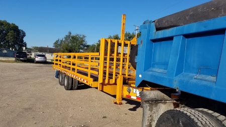Used 2017 Brooks Brothers Flatbed Deckover Trailer 20K