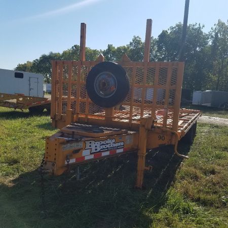Used 2017 Brooks Brothers Flatbed Deckover Trailer 20K