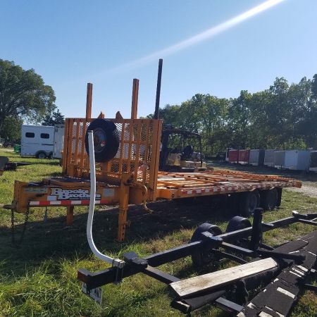 Used 2017 Brooks Brothers Flatbed Deckover Trailer 20K