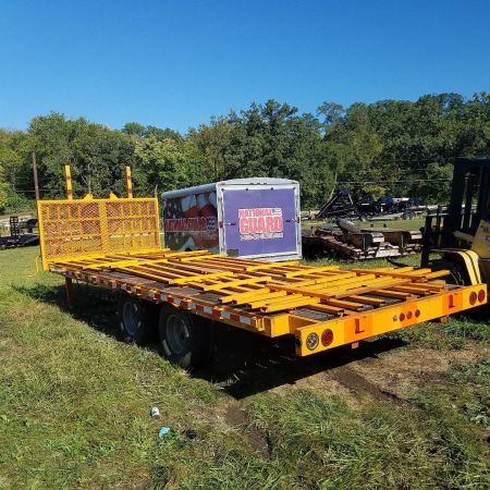 Used 2017 Brooks Brothers Flatbed Deckover Trailer 20K